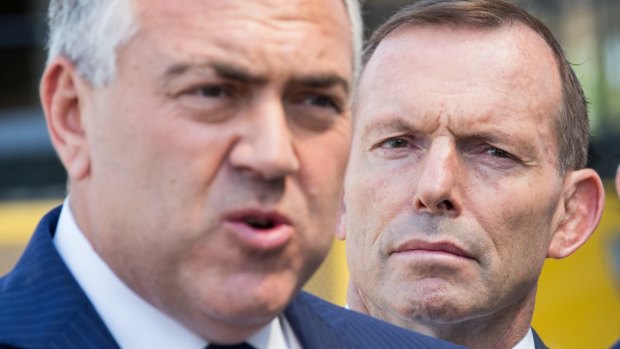 Treasurer Joe Hockey and Prime Minister Tony Abbott.