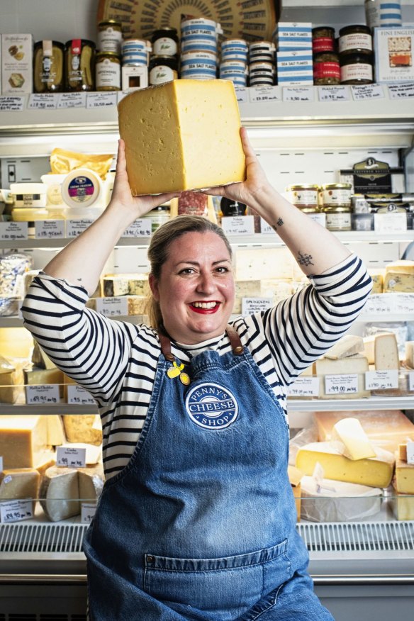 Penny Lawson of Penny's Cheese Shop, Potts Point.