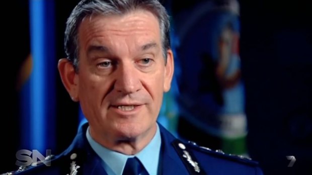 Police Commissioner Andrew Scipione on Sunday Night.