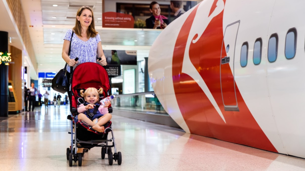 The 'parental pause' scheme will allow Qantas frequent flyers to keep their perks even if they don't fly enough as is usually required to maintain their tier level. 