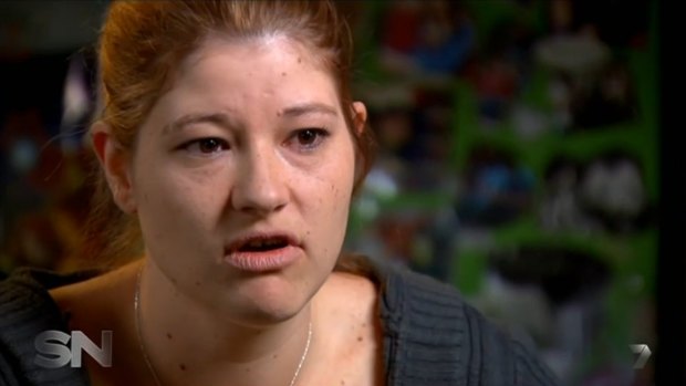 Casey Veal, whose 10-month-old son Zayden was killed by a burglar who was high on ice, speaking to Channel 7's Sunday Night program on November 8.