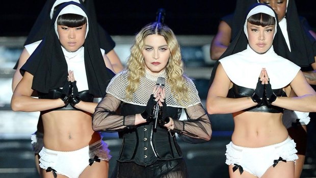 Madonna performs in Brisbane as part of her Rebel Heart Tour.