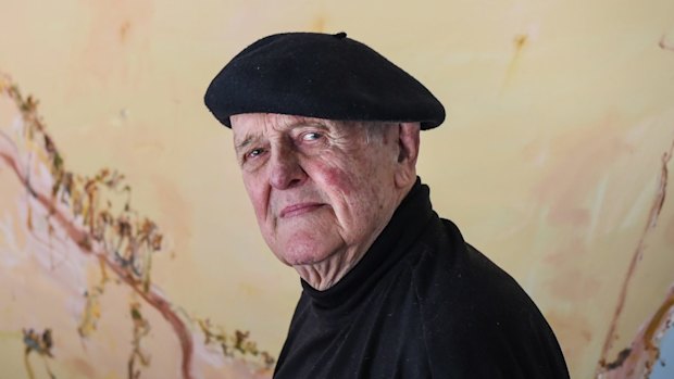 Iconic Australian artist John Olsen.