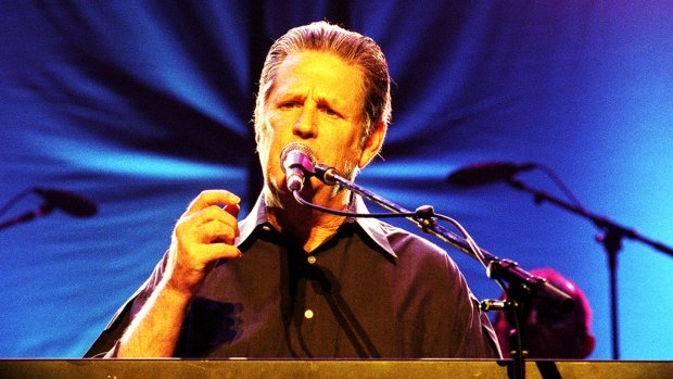 Brian Wilson performs at the State Theatre, Sydney, in 2002. 