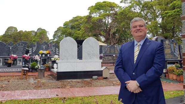 Graham Boyd, chief executive of Southern Metropolitan Cemeteries Trust: "Some families will embrace it and others won't."