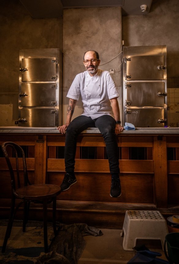 Chef Joe Vargetto at Cucina Povera, opening sson at 445 Little Collins Street.
 