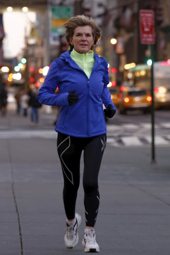 Foreign Minister Julie Bishop running in New York.