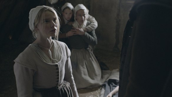 Anya Taylor-Joy plays Thomasin in The Witch.