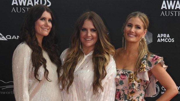 A stellar night: The McClymonts won multiple awards at The 2018 Country Music Awards.