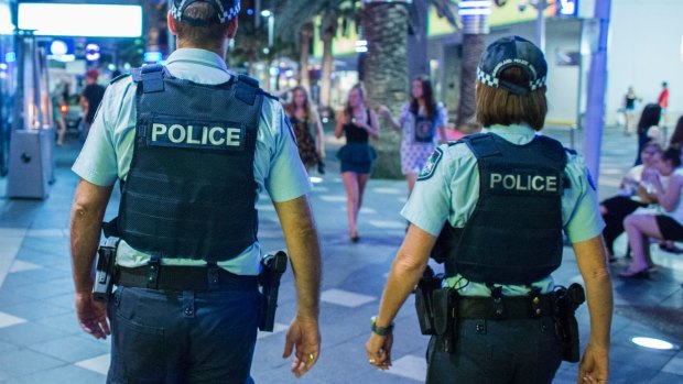 A teenager is alleged to have been carrying a loaded gun at Surfers Paradise. 