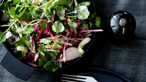 A simple salad with some lime zing.