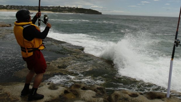 New laws enforce life jackets for rock fisherman in the eastern suburbs.