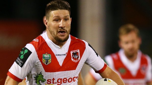 Gareth Widdop of the Dragons wants to bounce back from a disappointing 2016 season.