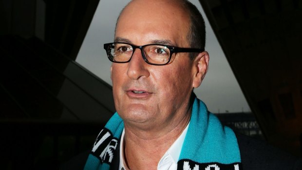 Hard truths:  David Koch has come under fire over his comments following Port's 86-point flogging at the hands of GWS.