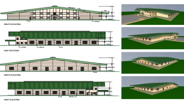 Architect's plans of a proposed place of worship for the spiritual group Radha Soami Satsang Beas (RSSB) in Carrum Downs