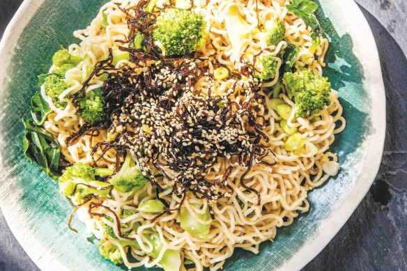 Karen Martini's broccoli ramen noodle salad.