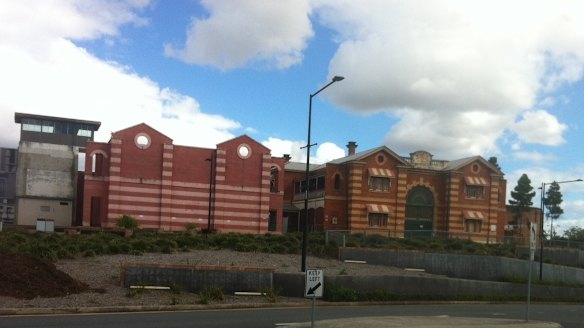 The historic Boggo Road Gaol site at Dutton Park is set for redevelopment, with the building pictured on the left due to be demolished.