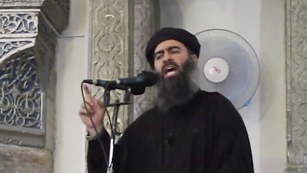 Abu Bakr al-Baghdadi, the self-styled leader of Islamic State. 
