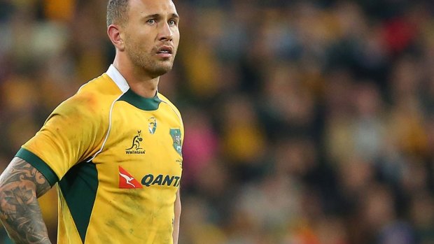 Tug of war: Quade Cooper looks set to stay in Australia.