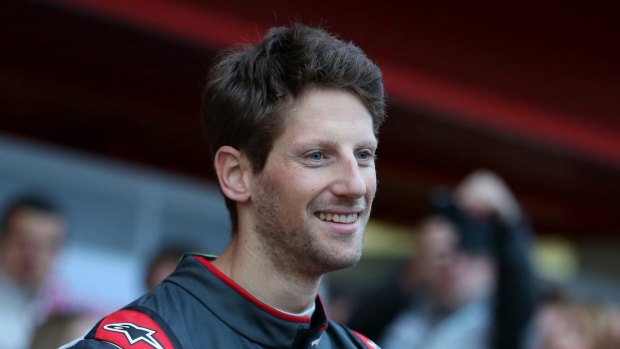 Not a ''first-lap nutcase'' any more: Frenchman Romain Grosjean.