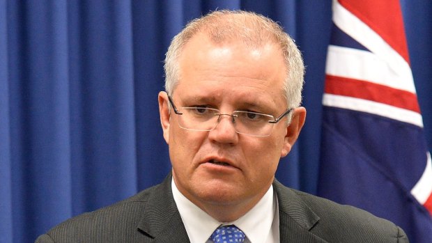 Federal Treasurer Scott Morrison says he was only "following orders".