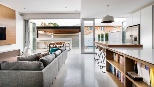 A renovated Cottesloe cottage in Perth - Discover contemporary living room design inspiration.