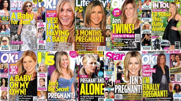 The contents of Jennifer Aniston's womb have been a subject of tabloid fascination for over a decade.