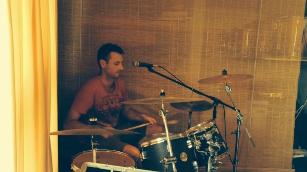 Joel Koppie on the drums.