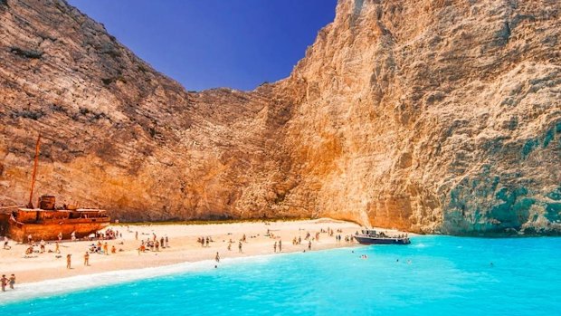 Navagio Beach, Greece.