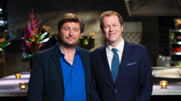 The judges on Nine's <i>The Hotplate</i> are Scott Pickett and Tom Parker Bowles.