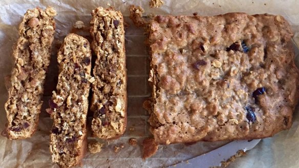 This oat, seed and date bar is super simple to make and the dates add just the right amount of sweetness.