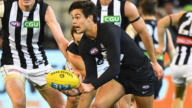 First-gamer Jack Silvagni had an impact, despite his side's loss.