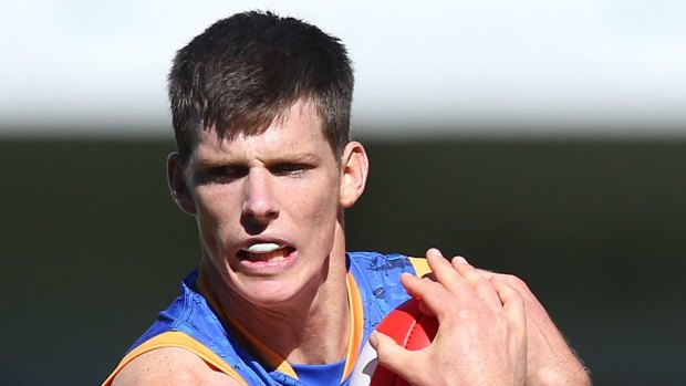 Career doubt: Concussion may end Justin Clarke's playing days at the Brisbane Lions.