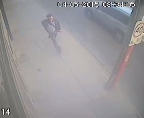CCTV of the man police wish to speak to