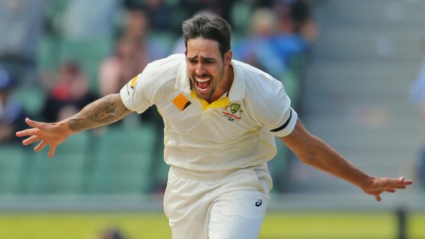 Due for a rest: Mitchell Johnson has been called on to bowl longer spells than normal this summer.