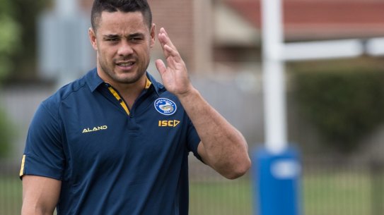 Jarryd Hayne brushed aside allegations of sexual assault during his first media conference with the Eels.