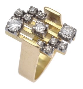 Demand is high for pieces such as this diamond cocktail ring, which sold for $600.