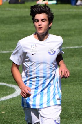 Canberra FC junior and FFA Centre of Excellence player Marc Tokich.