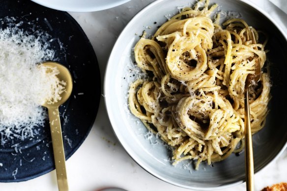 Neil Perry's cacio e pepe pasta.