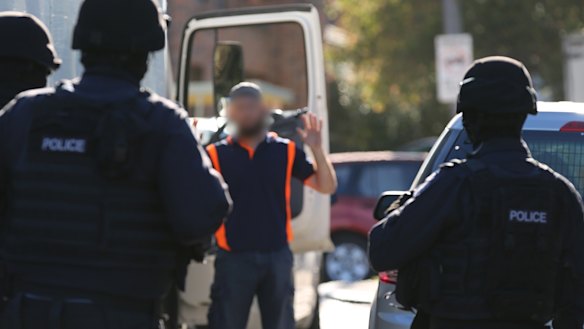 Mehmet Biber is arrested during sweeping counter-terrorism raids in November that also targeted Amin Elmir. 