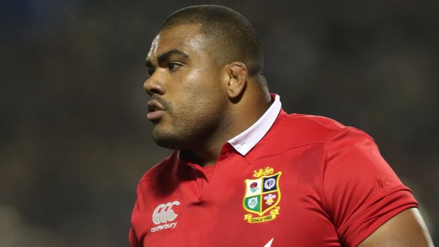 Eye Sore: Kyle Sinckler, pictured here for the British and Irish Lions, has been cited for eye gouging while playing for Harlequins.
