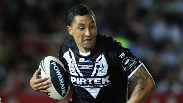 Back in black: Benji Marshall says he his committed to the Kiwis.