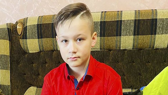 A supplied photo of Artem Mardziavko. Artem, 11, and six others were killed on October 13 in Mykolaiv by a Russian S300 missile strike. “At 1am, the Russians decided to deprive us of our only son, our only soul, our meaning for life,” his mother Alla says. 