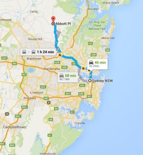 Glenorie is 40 kilometres from the Hunters Hill location.
