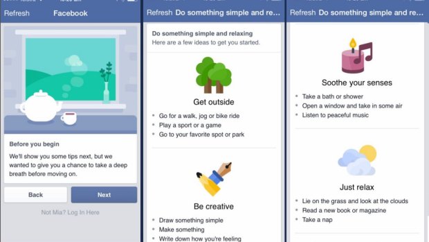 Tips Facebook will offer people who have been flagged by their friends as going through a difficult time.