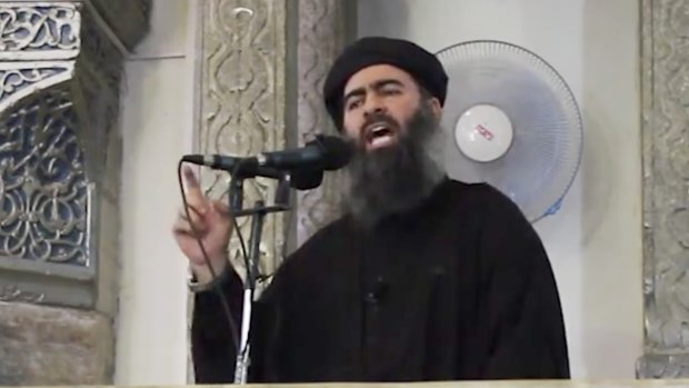 Abu Bakr al-Baghdadi, the self-styled leader of Islamic State. 