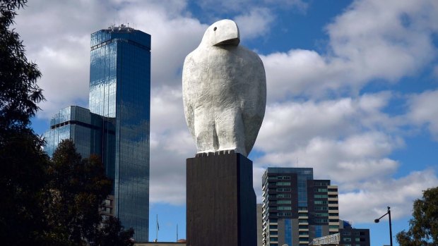 Bruce Armstrong's Bunjil sculpture will need to be moved for the development