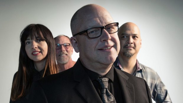 Paz Lenchantin (left), David Lovering, Black Francis and Joey Santiago - Pixies.