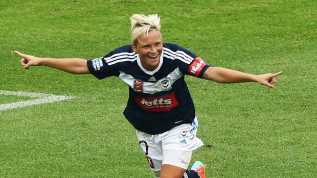 Jess Fishlock has previously played for Victory in the W-League.