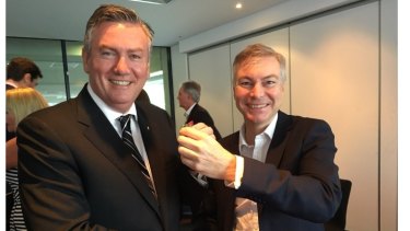 Sydney chairman Andrew Pridham questions whether Eddie McGuire should be issued 'please explain ...